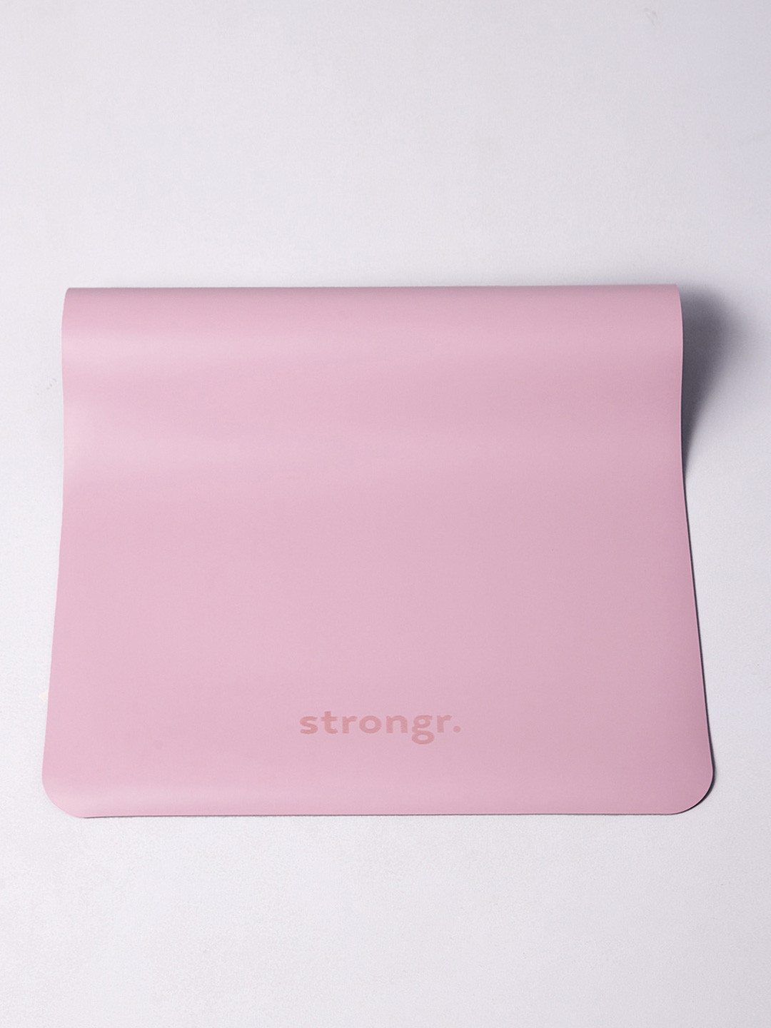 Strongr.Athleisure Pink Rectangular Anti-Skid Yoga Mat