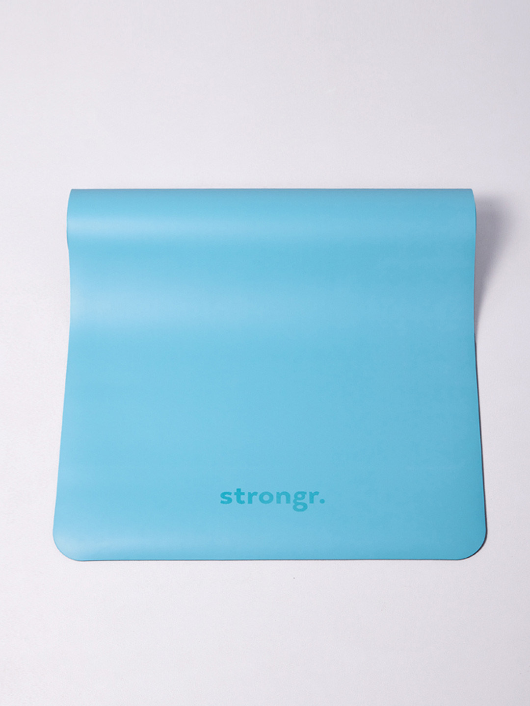 Strongr.Athleisure Turquoise Blue Rectangular Anti-Skid Yoga Mat