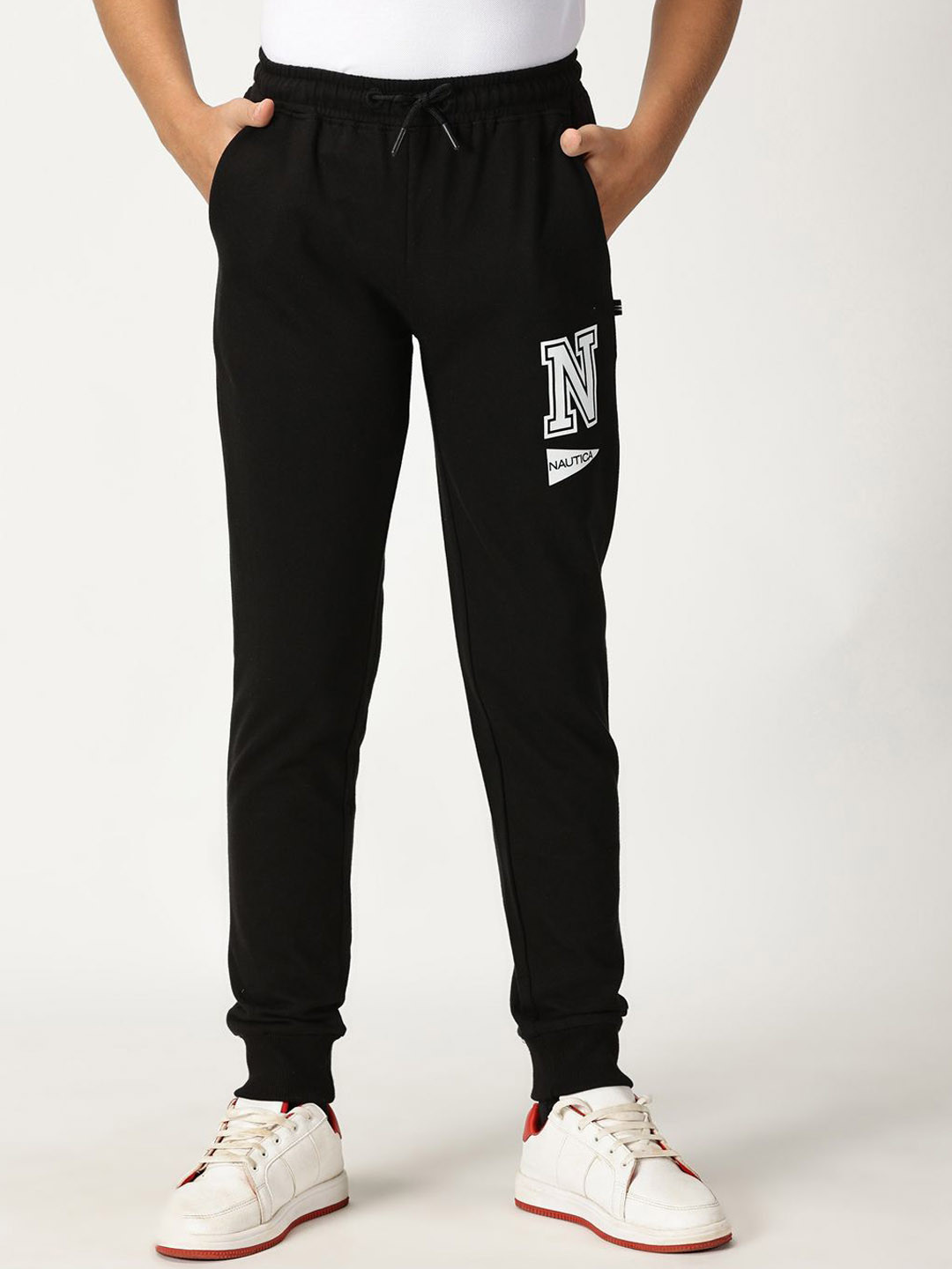Nautica Boys Pure Cotton Joggers Track Pants