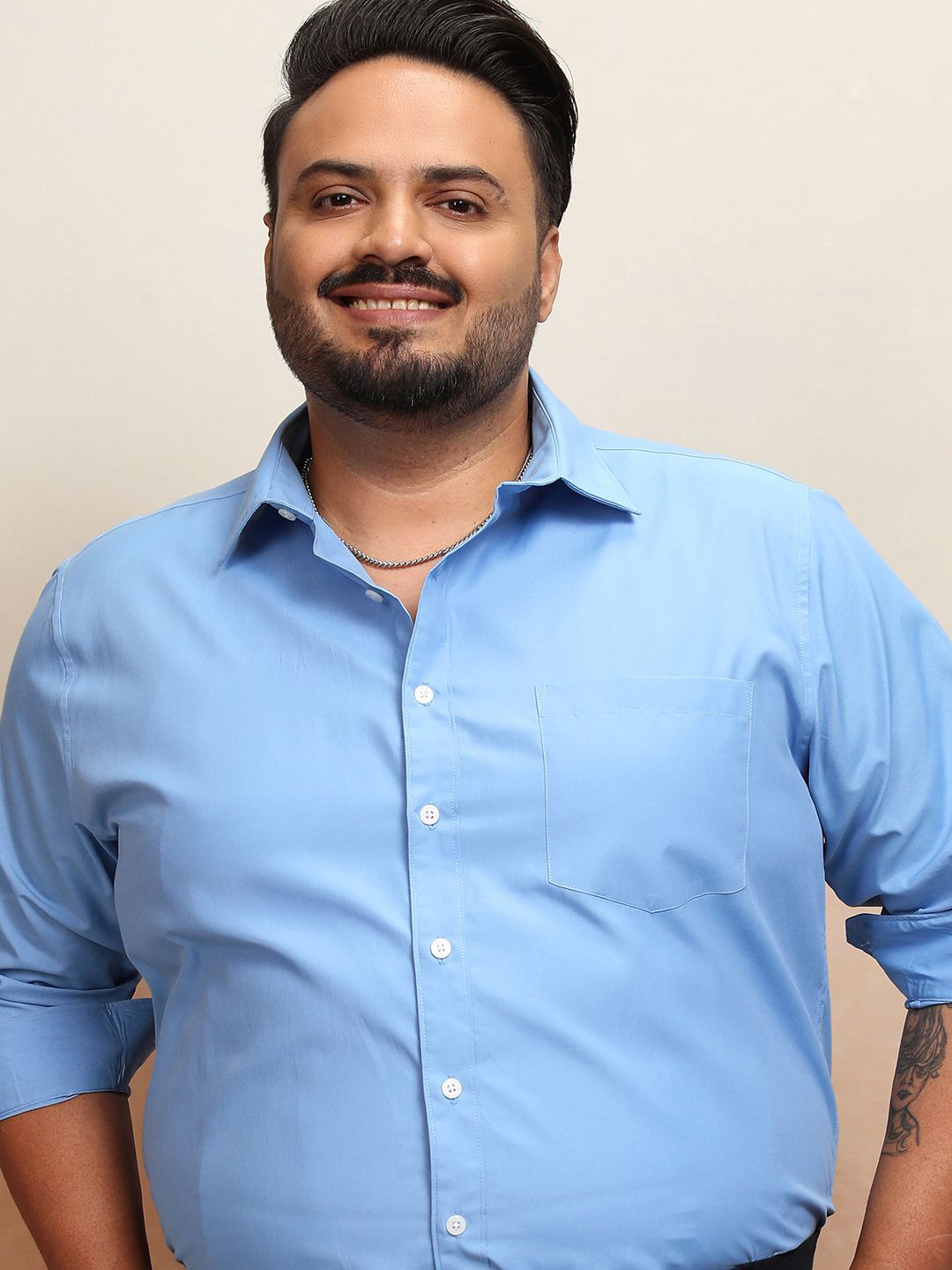 HIGHLANDER Men Plus Size Regular Fit Shirt