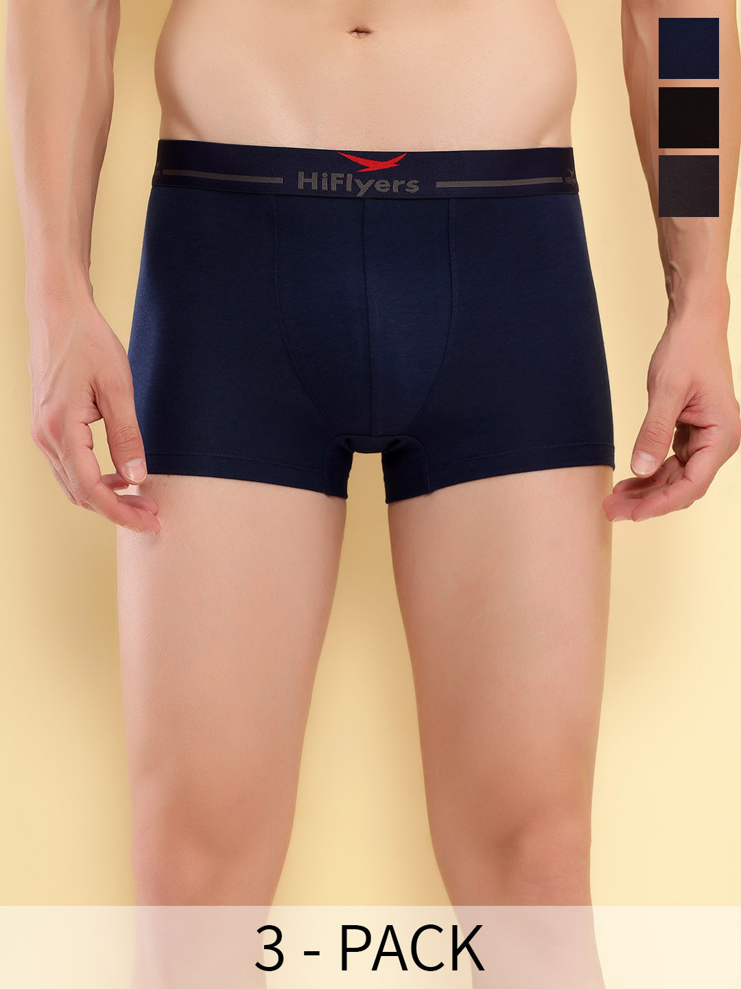 HiFlyers Pack of 3 Odour-Free Trunk