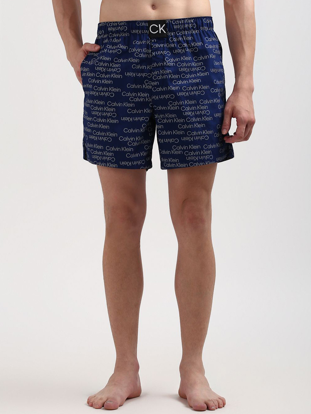 Calvin Klein Printed Pure Cotton Boxers CKUSP24009BLU