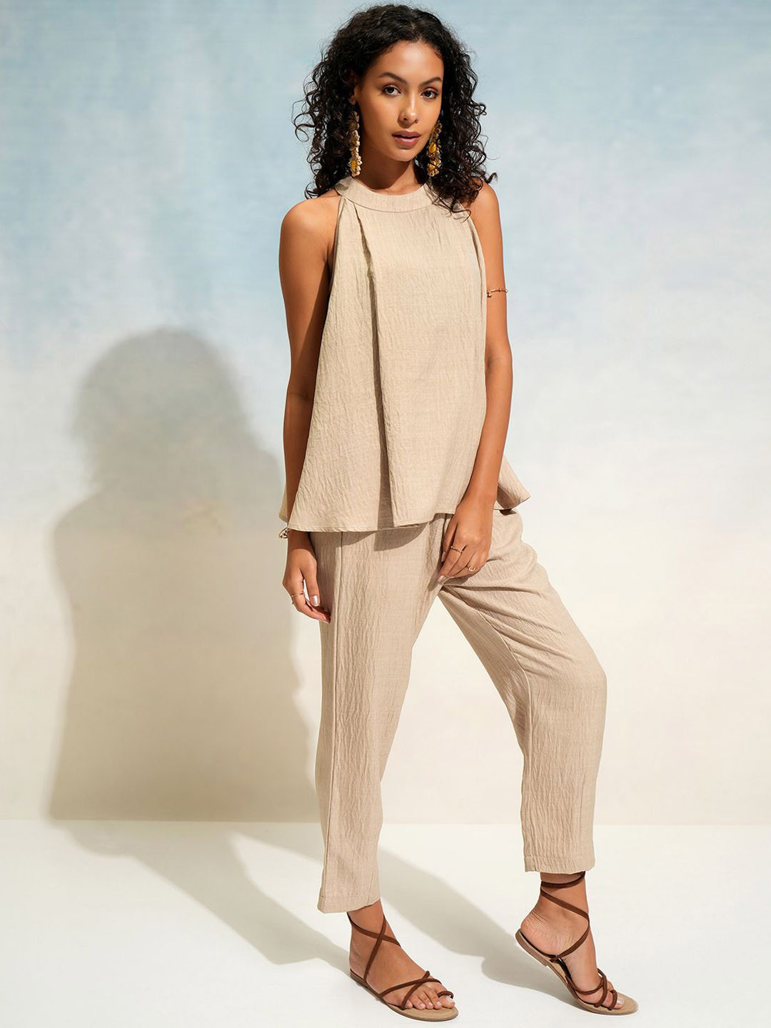 ESPYR By Tokyo Talkies Top With Trouser Co-Ords