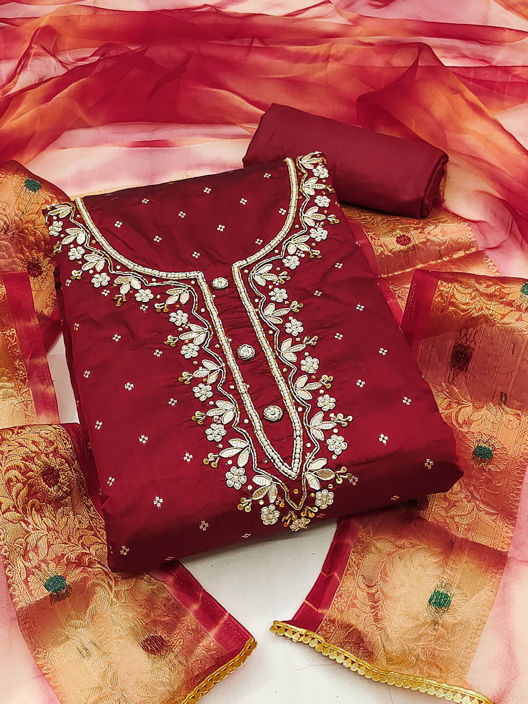 KIMISHA Women Unstitched Dress Material