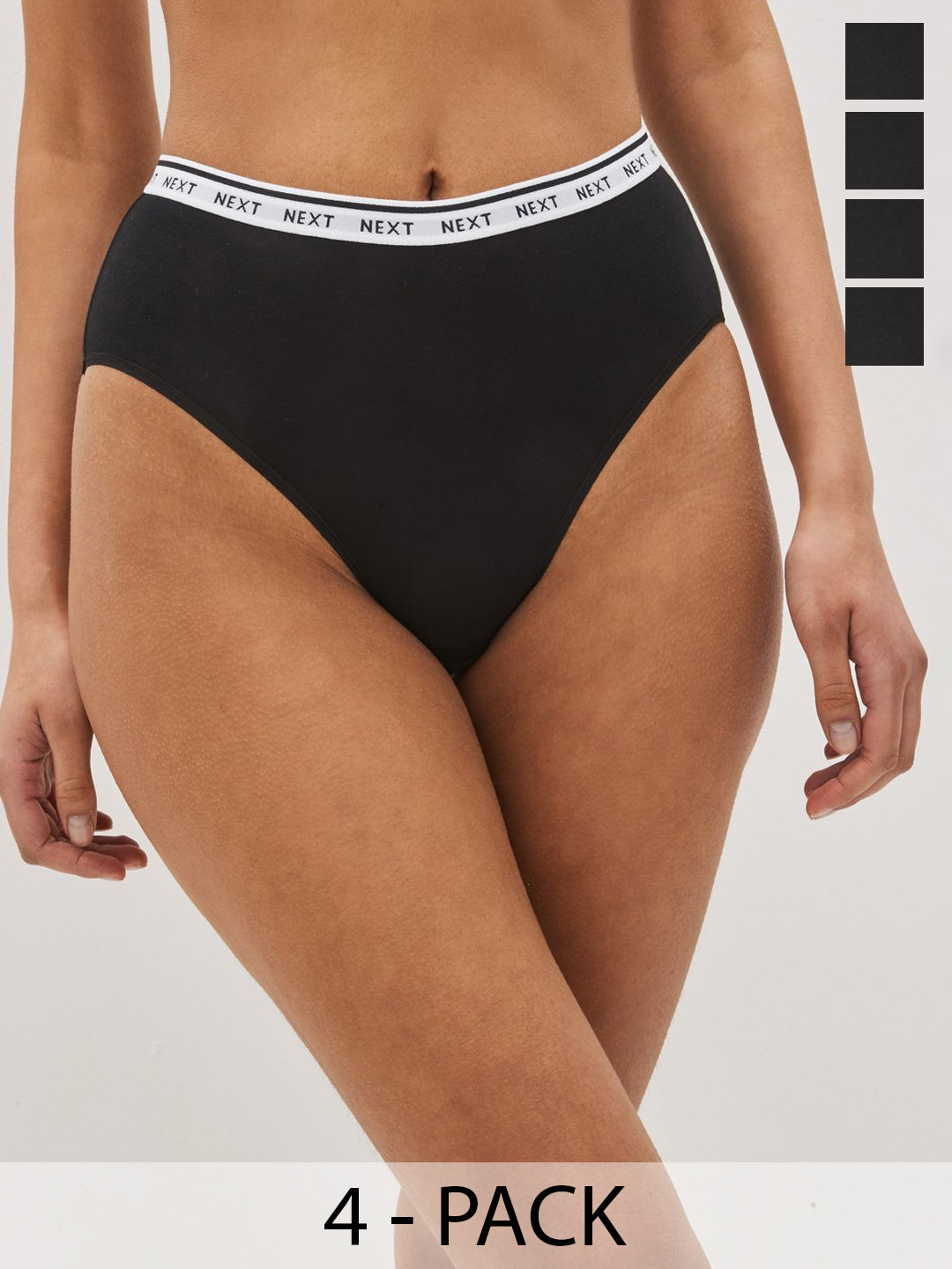 NEXT Women Pack Of 4 High-Rise Hipster Briefs M48311