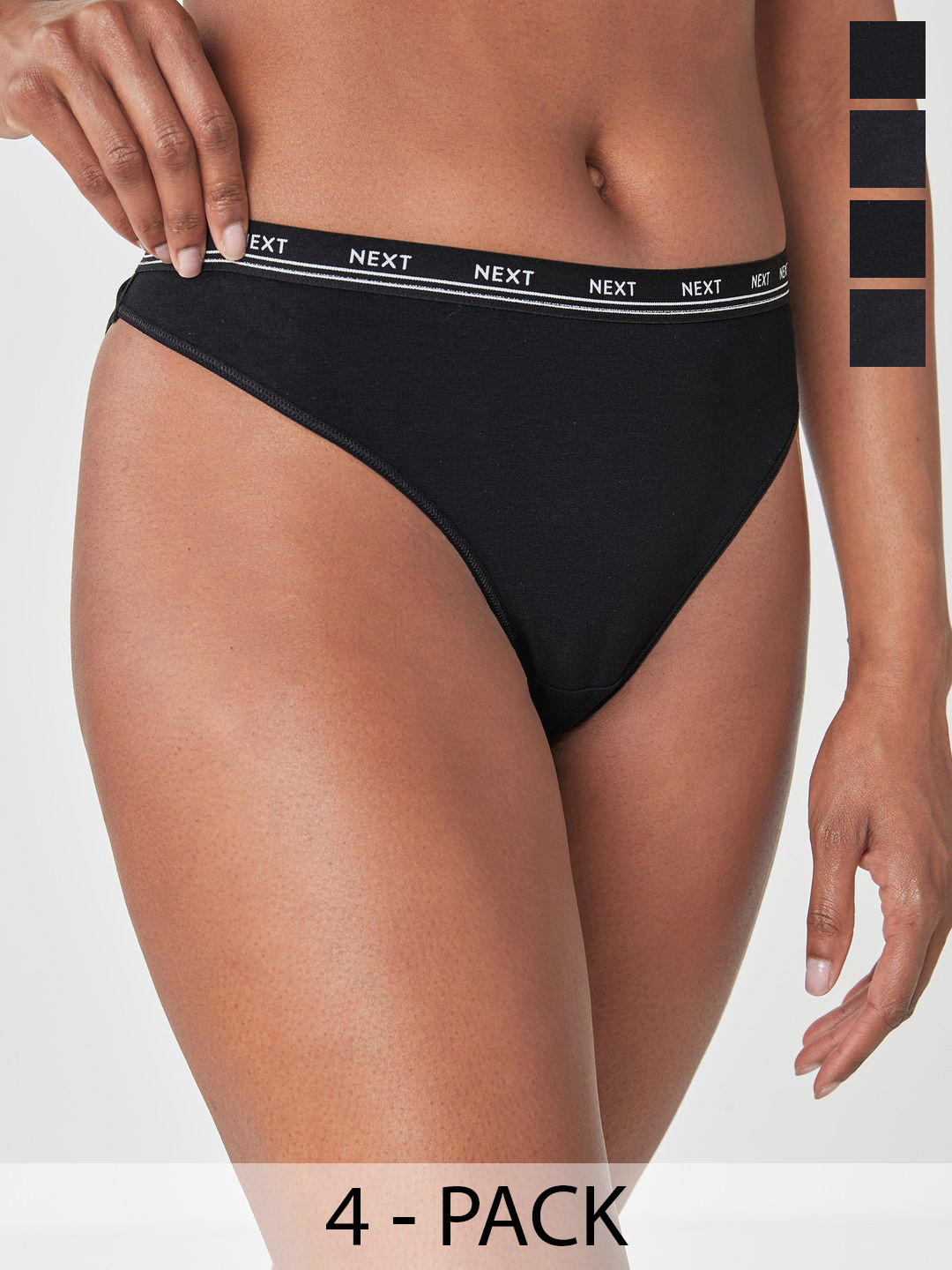 NEXT Women Pack Of 4 Bikini Brief 399205-Black