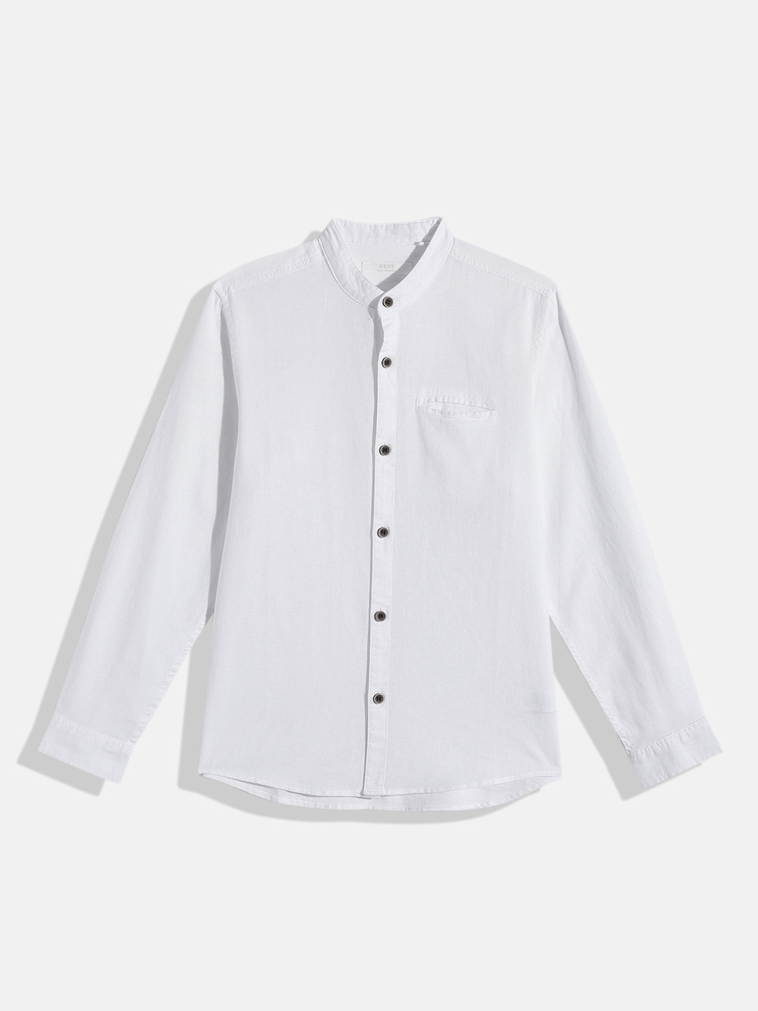 NEXT Boys Semi Sheer Cotton Linen Casual Shirt