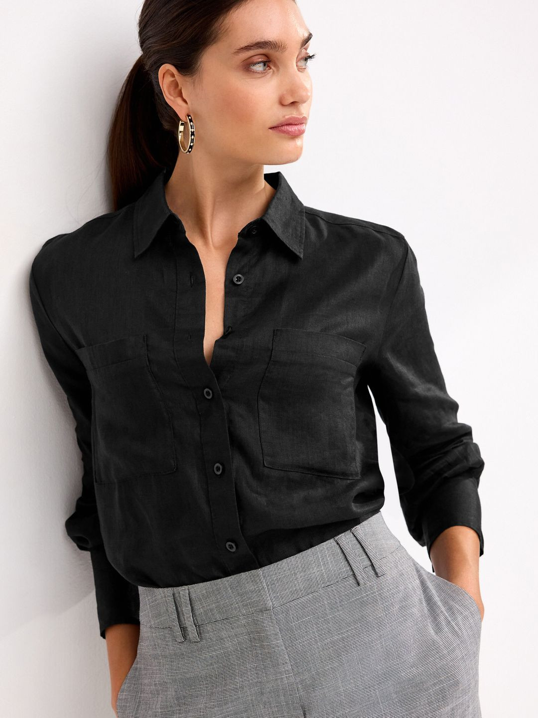 NEXT Pure Linen Casual Shirt