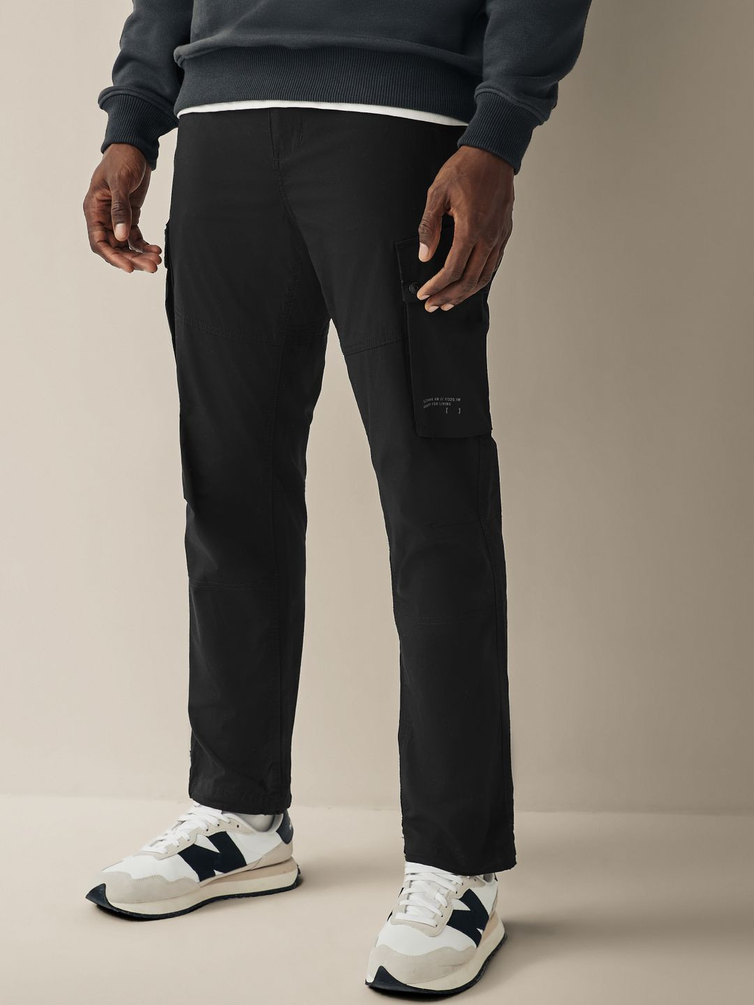 NEXT Men Striped Cargo Styles Trousers