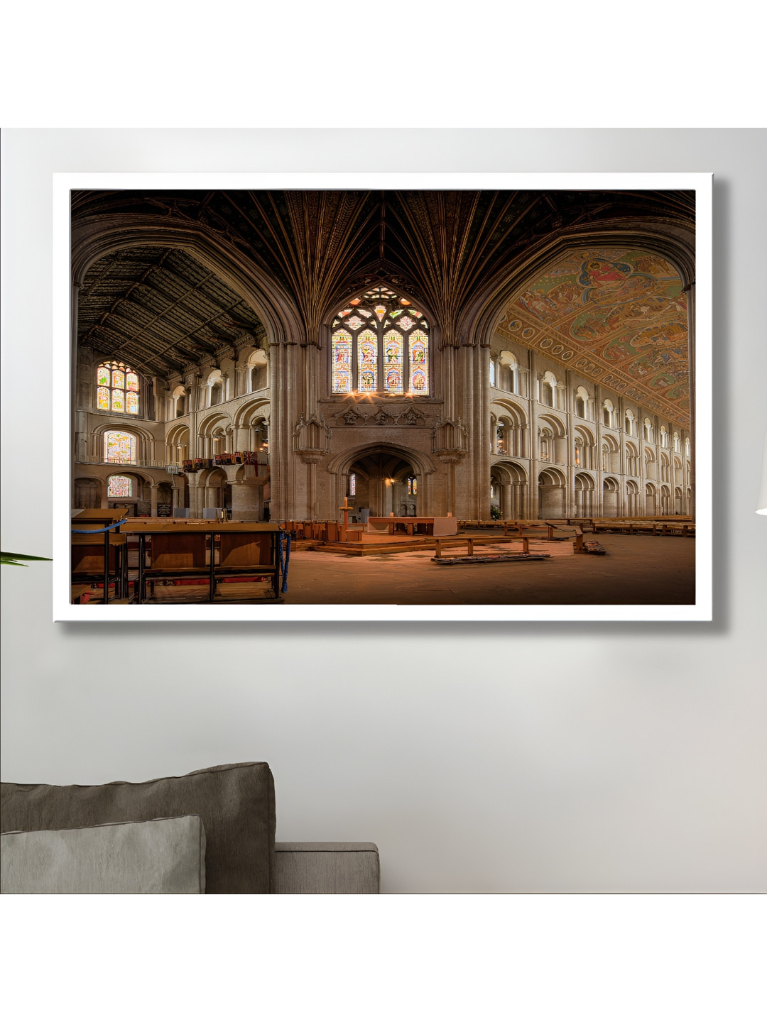 Aura Abstract Wood Wall Rectangle Paintings Wall Art -19.5x13.5In