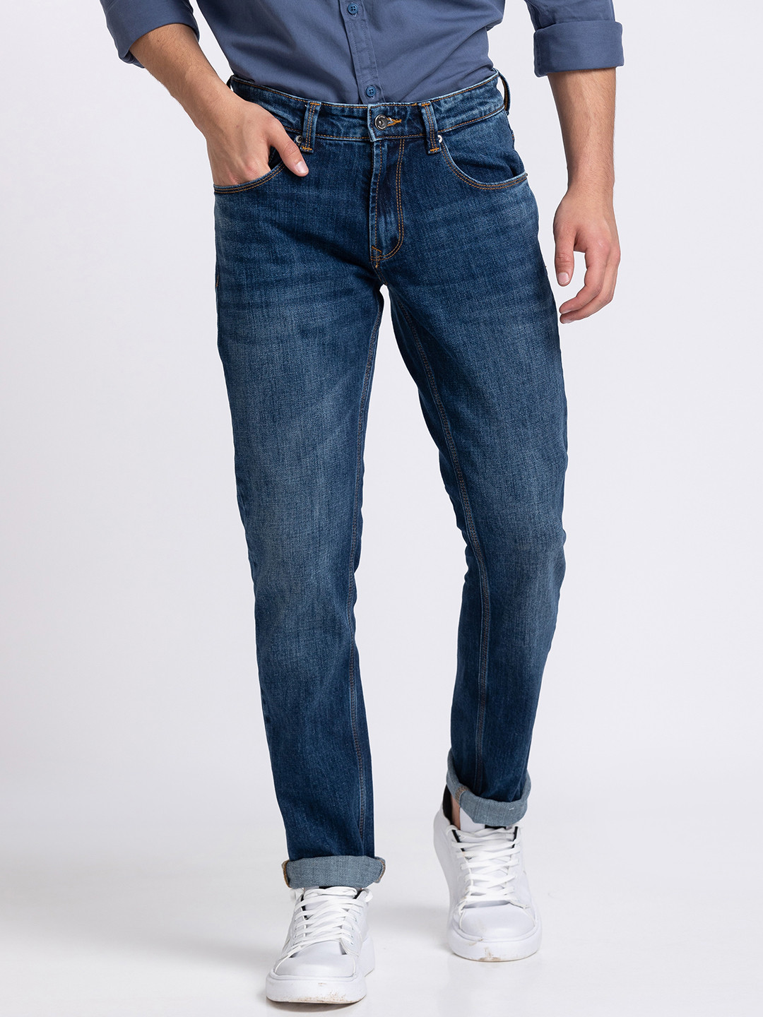 SPYKAR Men Rover Heavy Fade Stretchable Jeans