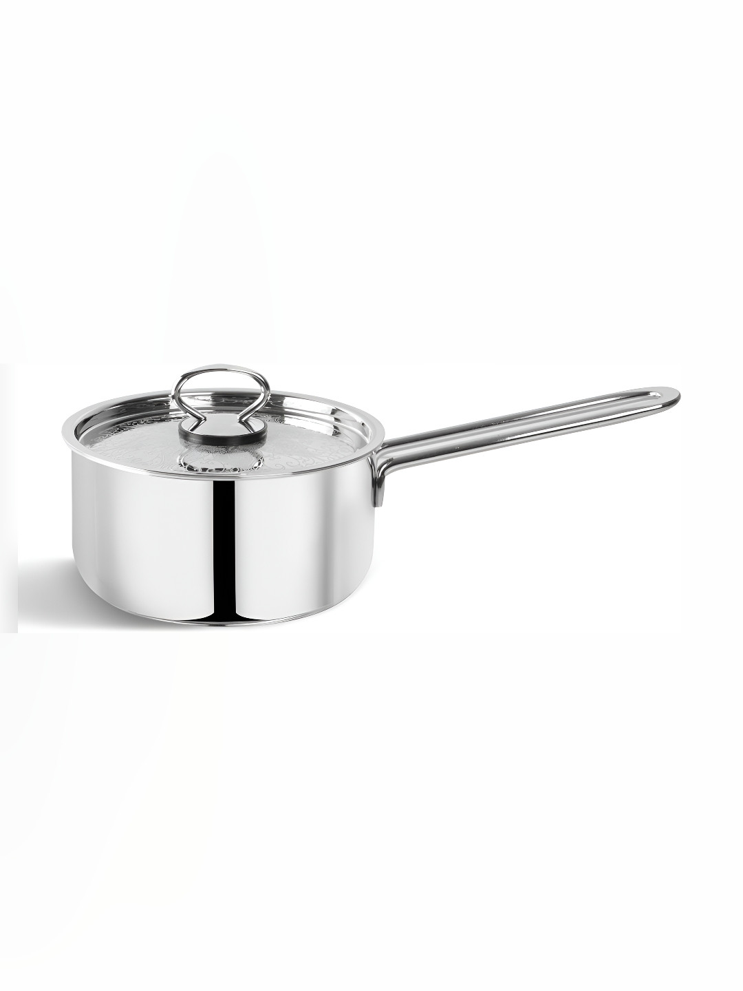 Pradeep Silver Toned Stainless Steel Sauce Pan 1.9L