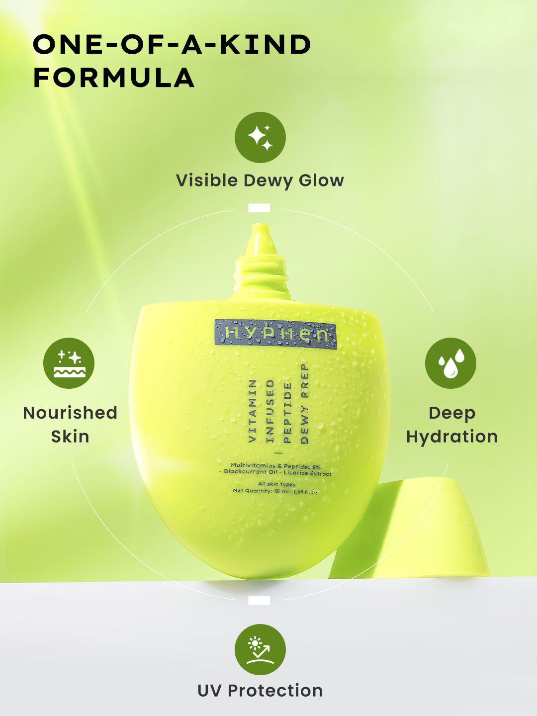 Hyphen Vitamin-Infused Peptide Dewy  Prep - 50ml