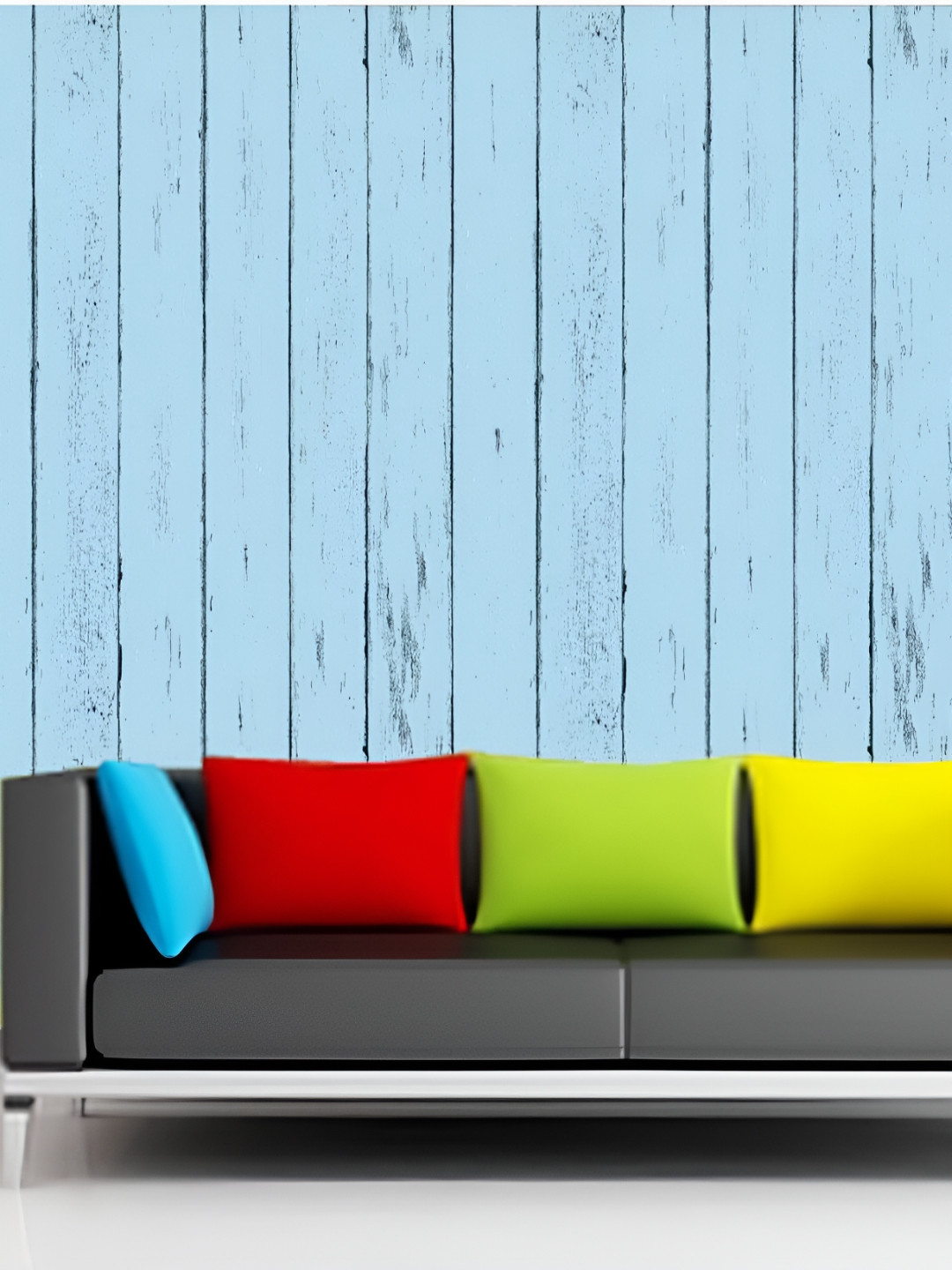 Asian royal Blue Geometric Self Adhesive Heat Resistant Waterproof Wall Sticker