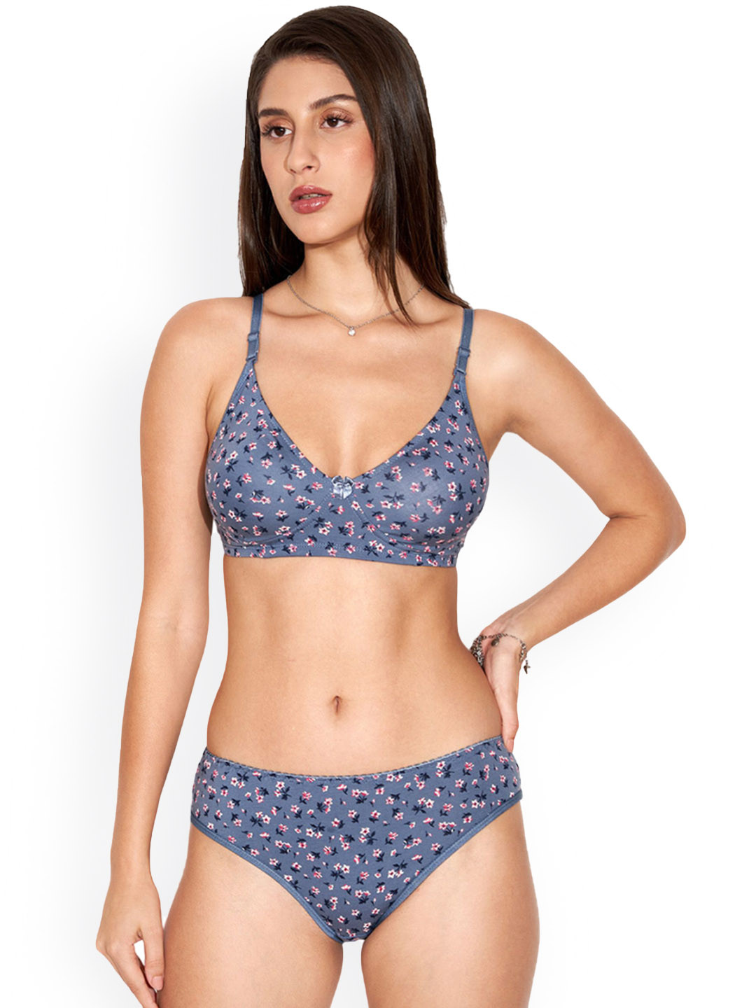 Lady Love Non-Padded Lingerie Set LLSET0164GREEN30B