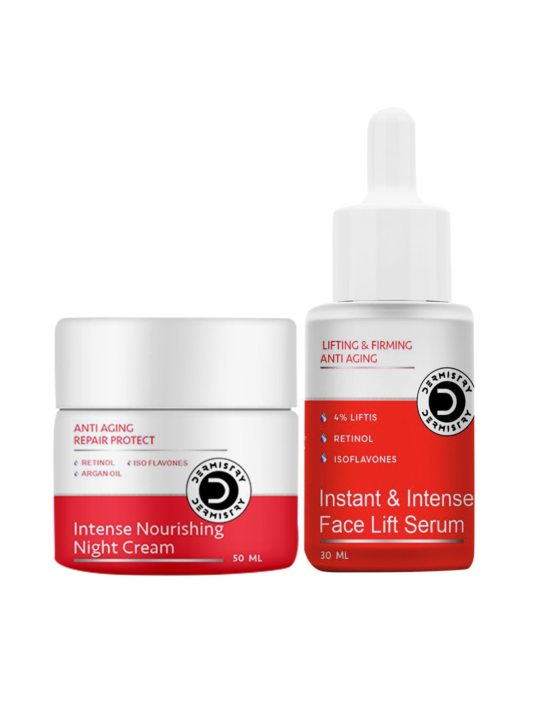 Vigini Dermistry Instant & Intense Face Serum 30ml & Intense Night Cream 50ml