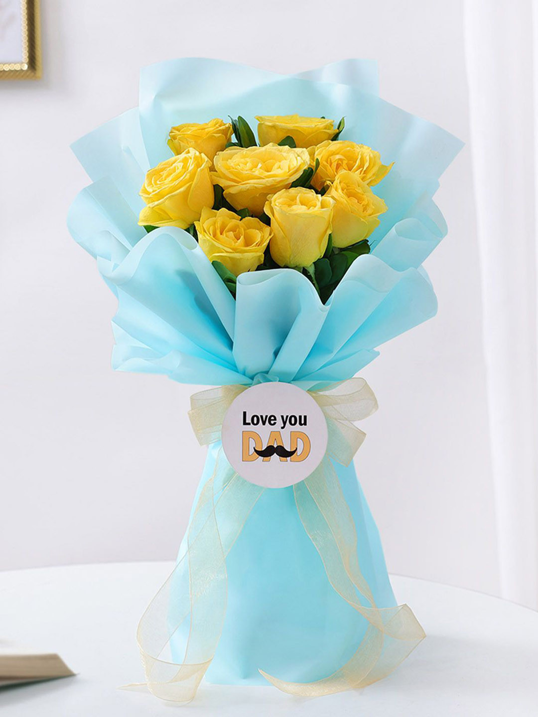 IGP Love You Dad Yellow Rose Bouquet