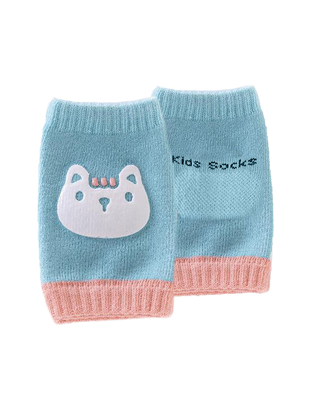 Babymoon Infants Printed Cotton Knee Pads
