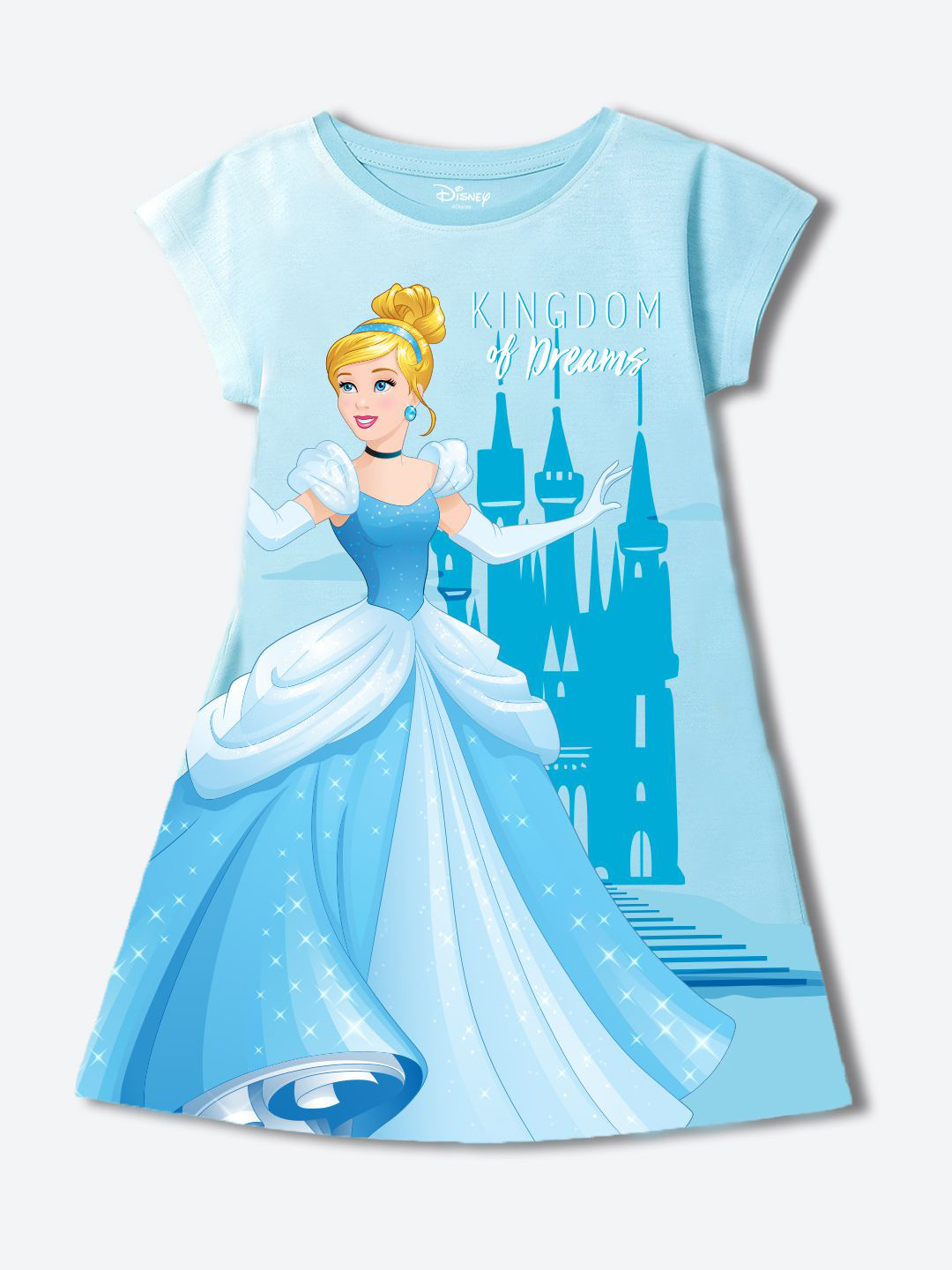 YK Disney Print A-Line Dress