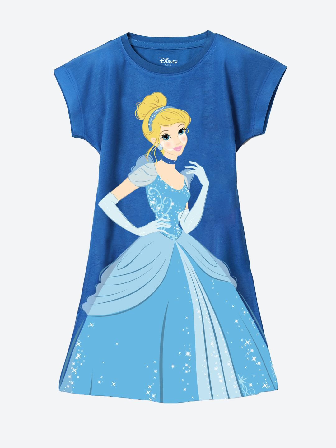 YK Disney Print A-Line Dress