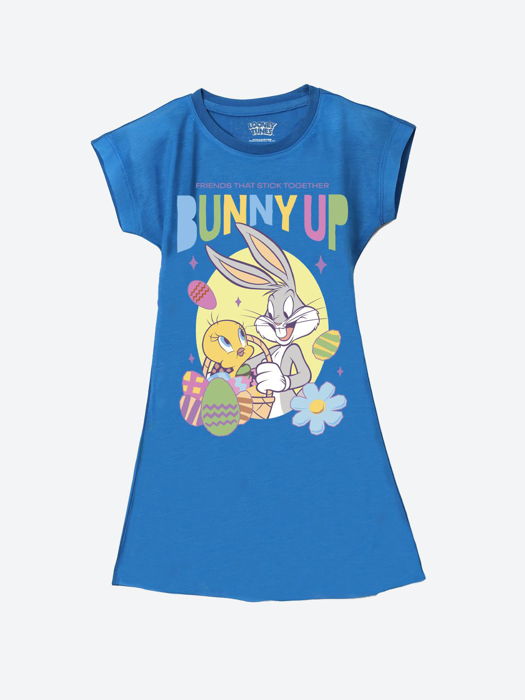 YK Warner Bros Print A-Line Dress