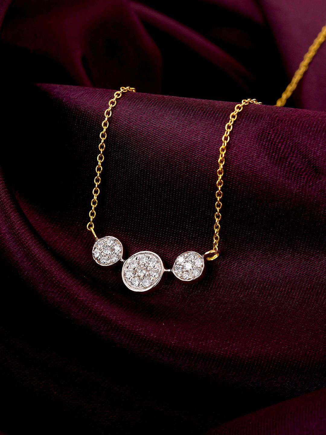 GIVA 14KT Gold Necklace Gold-2.65 gms