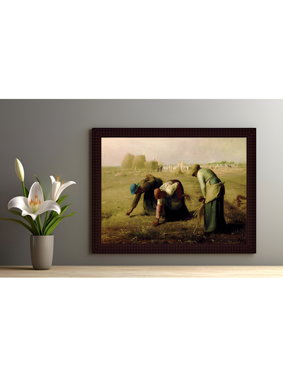 Tamatina Green & Black 1 Piece Canvas Other Wall Paintings