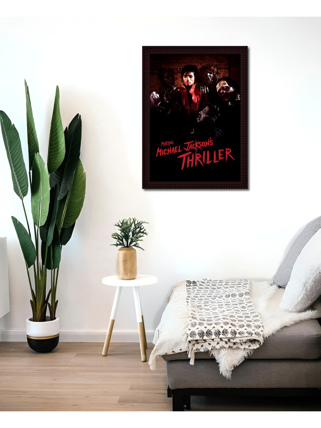 Tamatina Michael Jackson Synthetic Wood Wall Rectangle Paintings Wall Art -11.5 x 15.5In