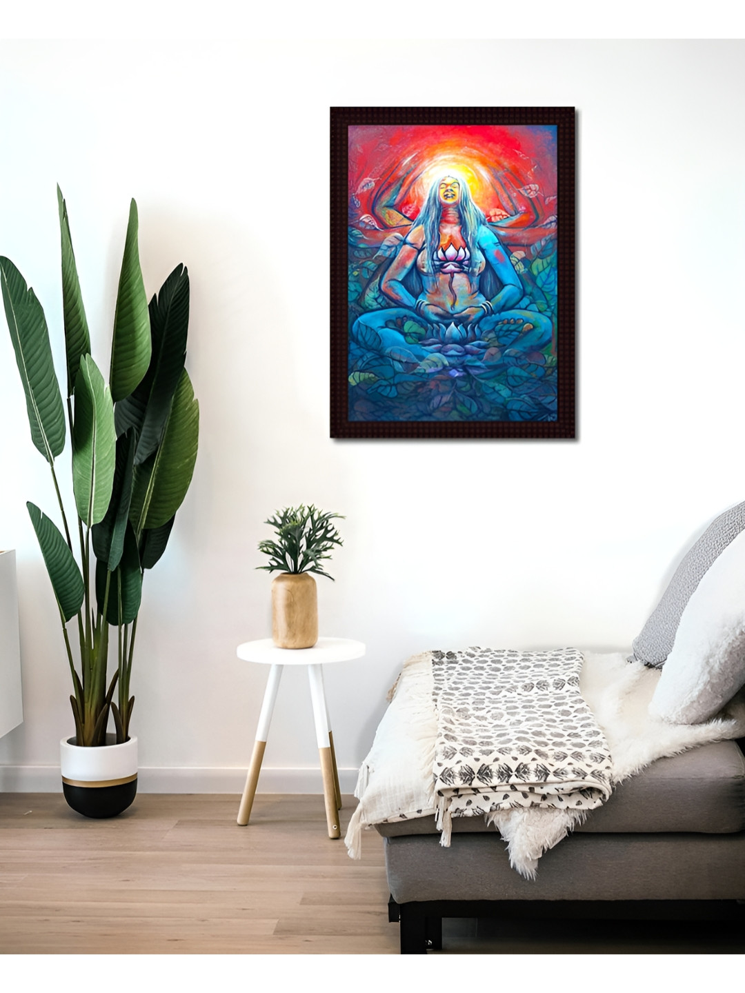 Tamatina The Trantra Queen Canvas Wall Rectangle Paintings Wall Art -15.5 x 11.5 In