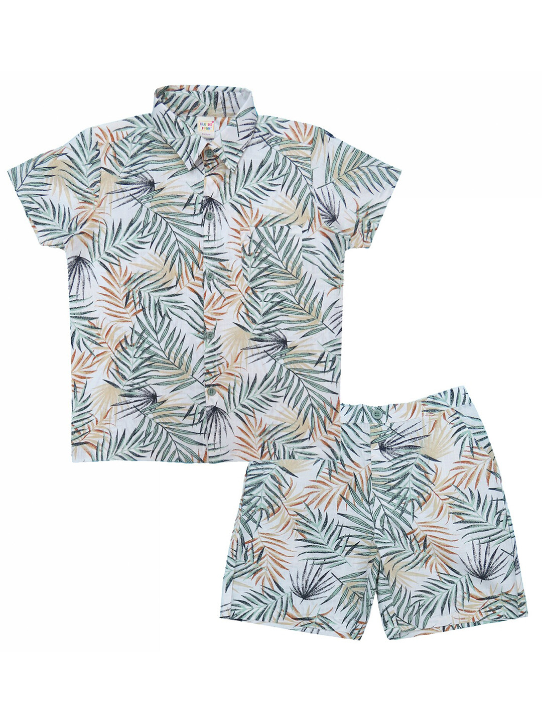 Clothe Funn Boys Printed Shirt with Shorts