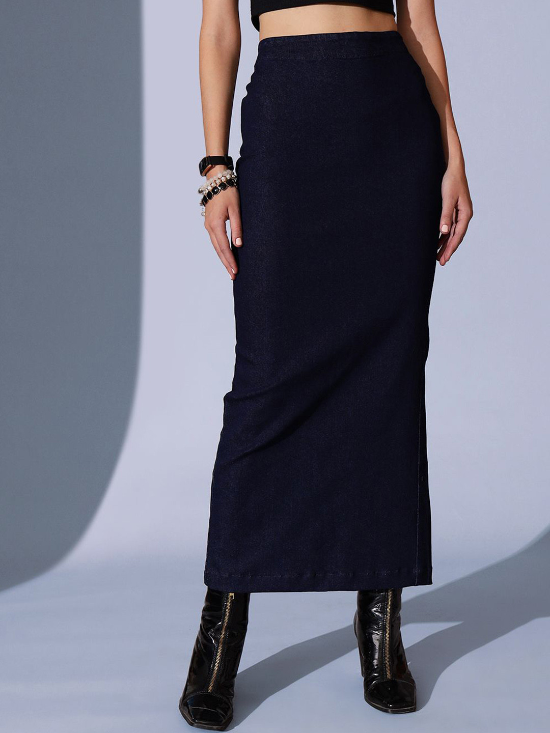 STREET 9 BASICS Pencil Maxi Skirt