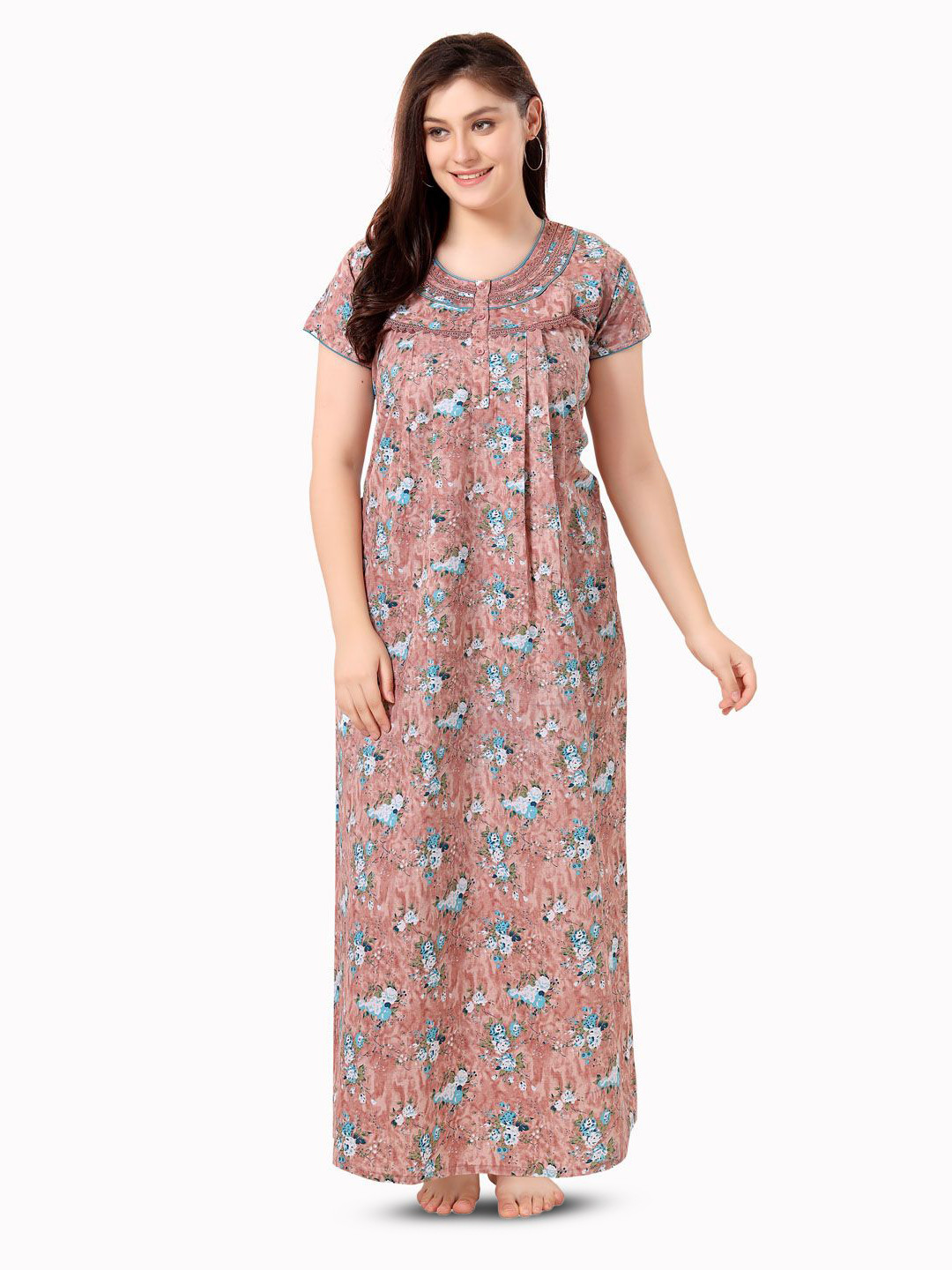Soulemo Printed Maxi Nightdress