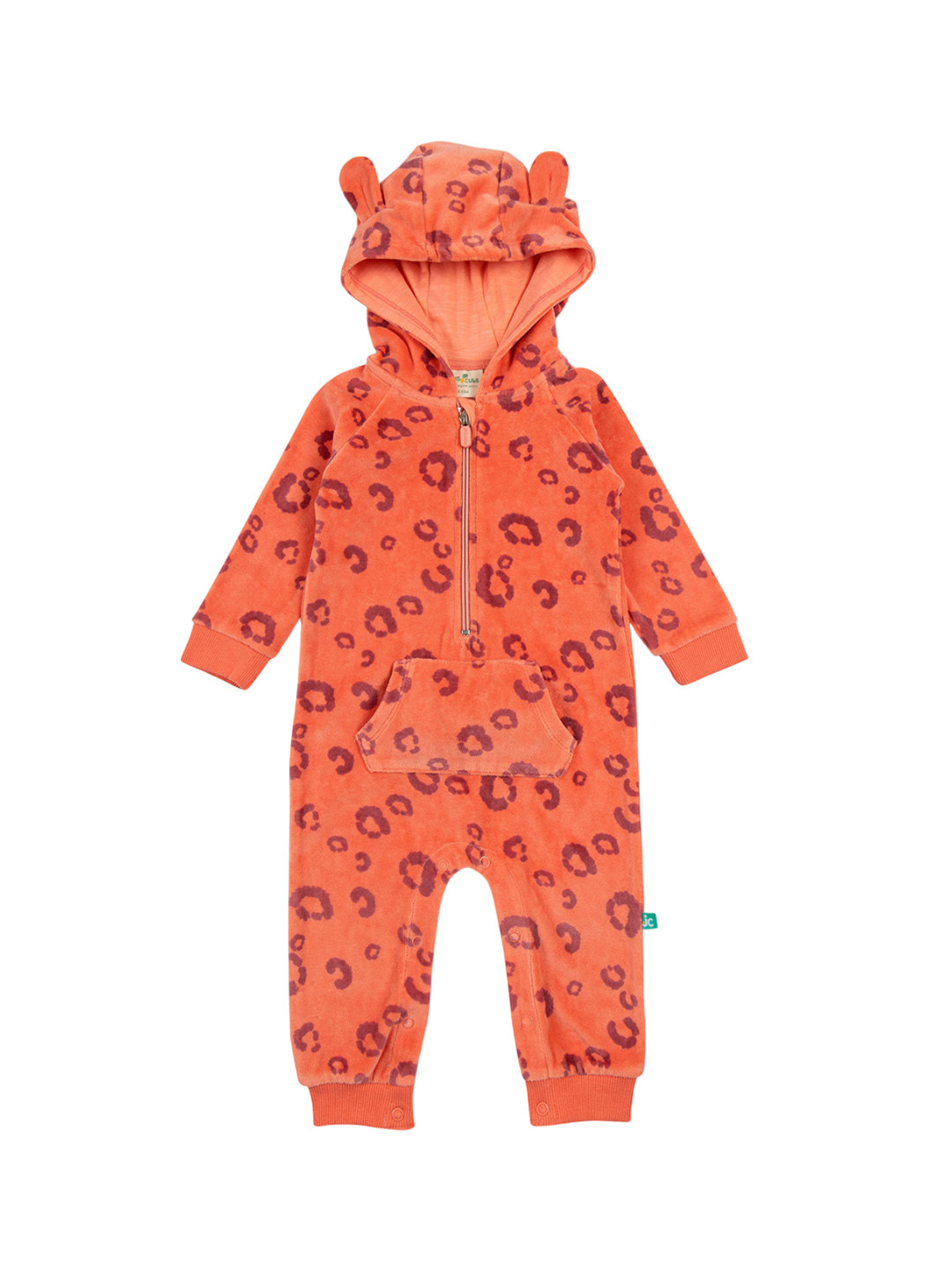 StyleCast x Revolte Girls Graphic Printed Zip Closure Neck Cotton Rompers