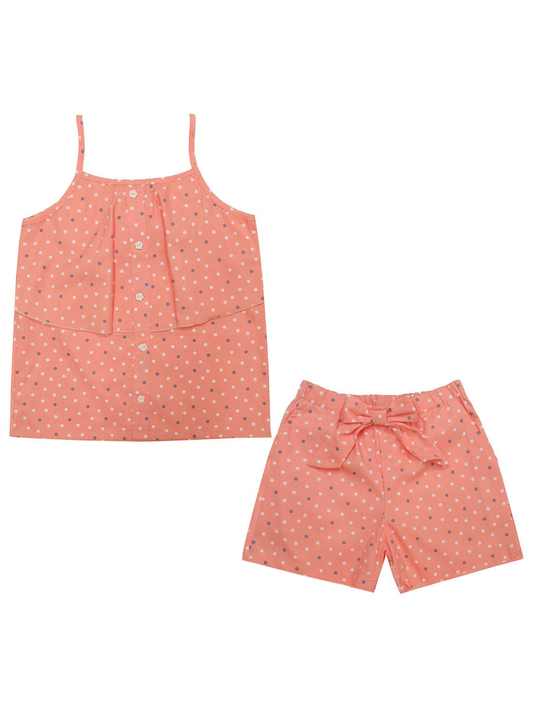 Clothe Funn Girls Printed Top with Shorts