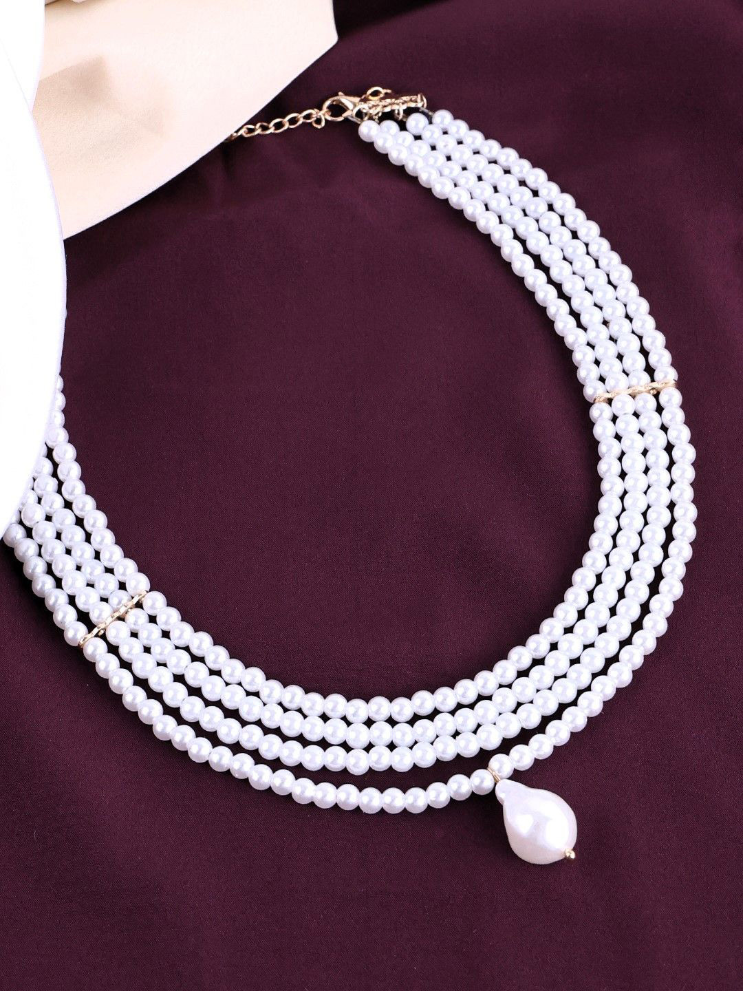 VOGUE PANASH Brass Gold-Plated Necklace