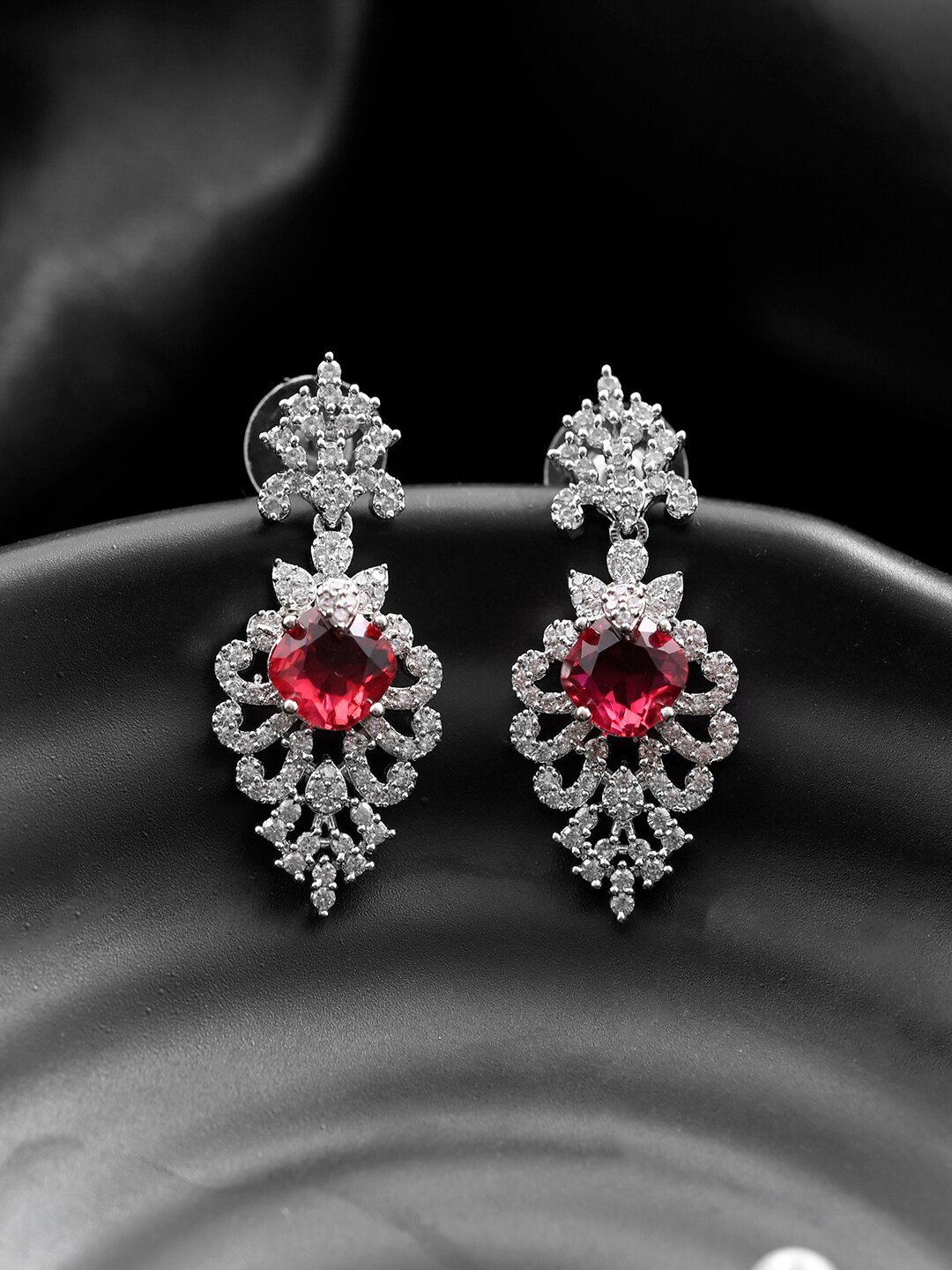 Silvermerc Designs Diamond Shaped Drop Earrings