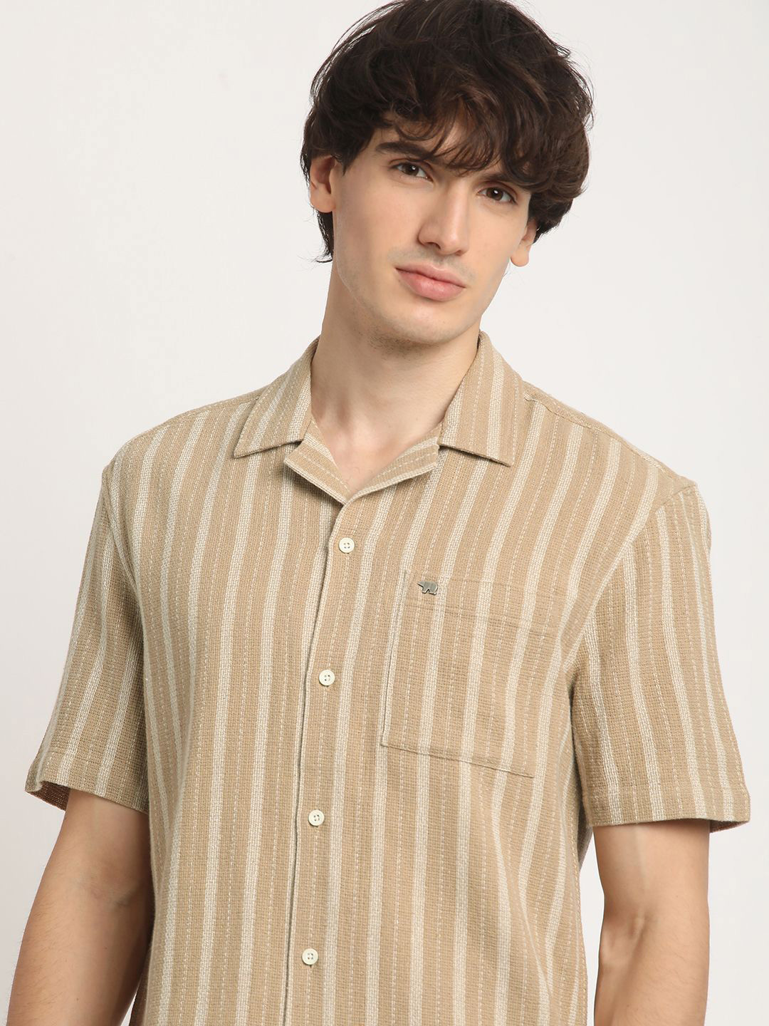 THE BEAR HOUSE Men Stripe Regular Fit Casual Shirt