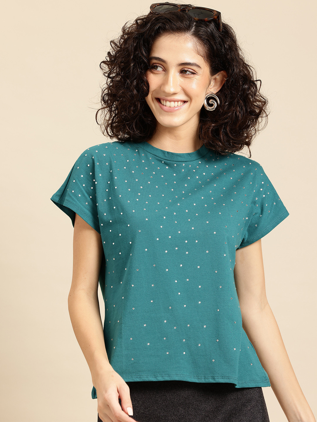 Mast & Harbour Embellished T-shirt