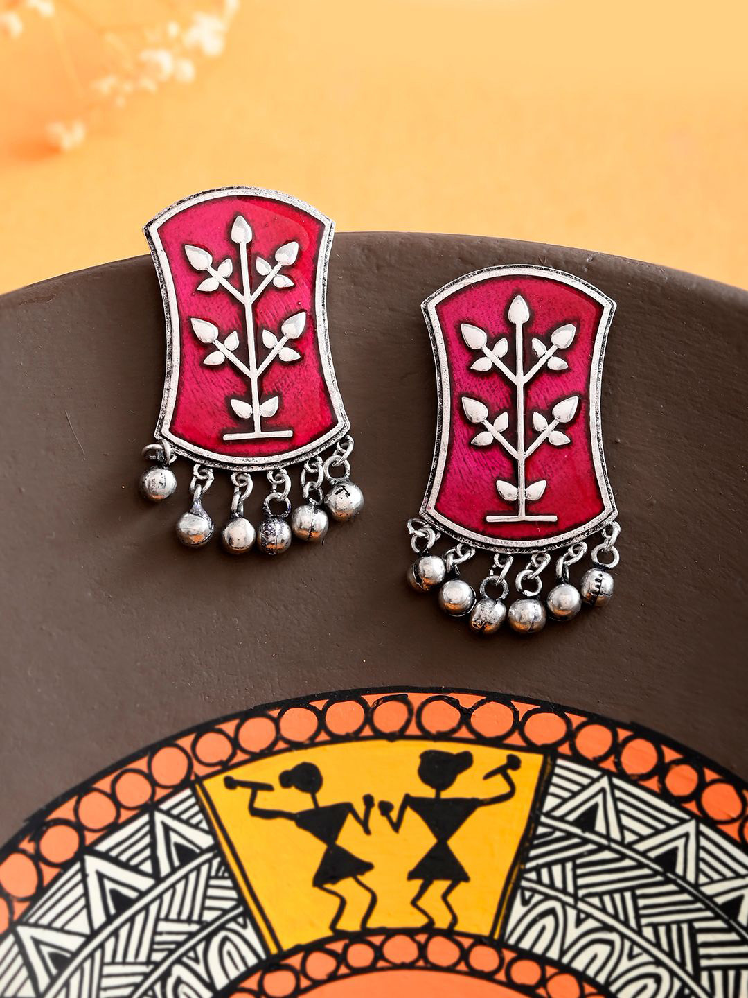 Warli Patta Chinaaro Ka Earrings