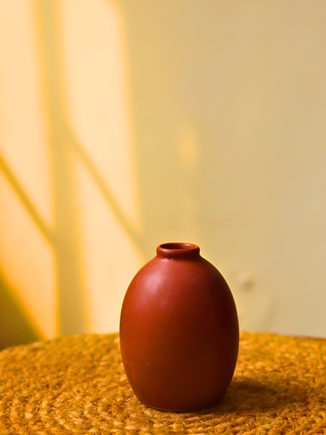 WEAVING HOMES Rust Ceramic Vases