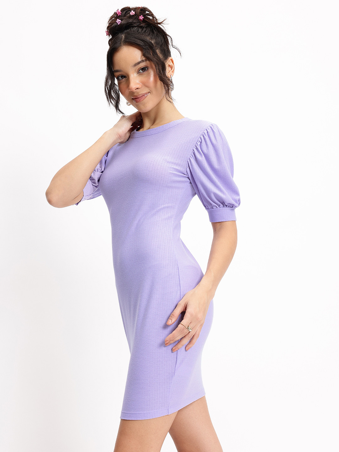 DressBerry Texture Knit Bodycon Dress