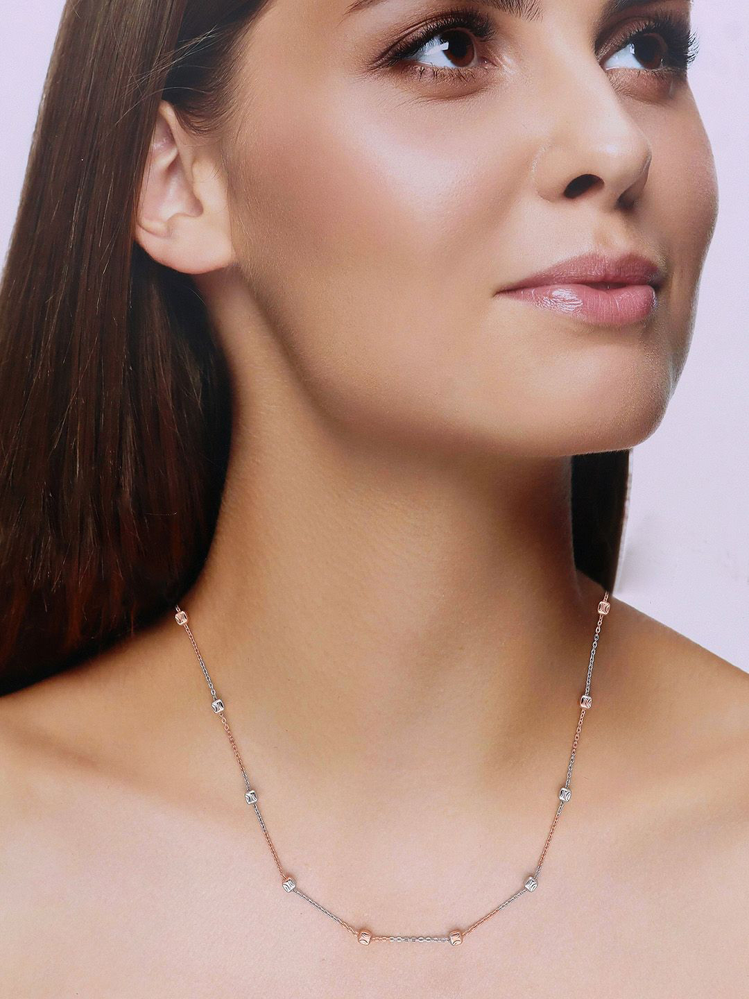 KAI JEWEL Rhodium-Plated Sterling Silver Chain