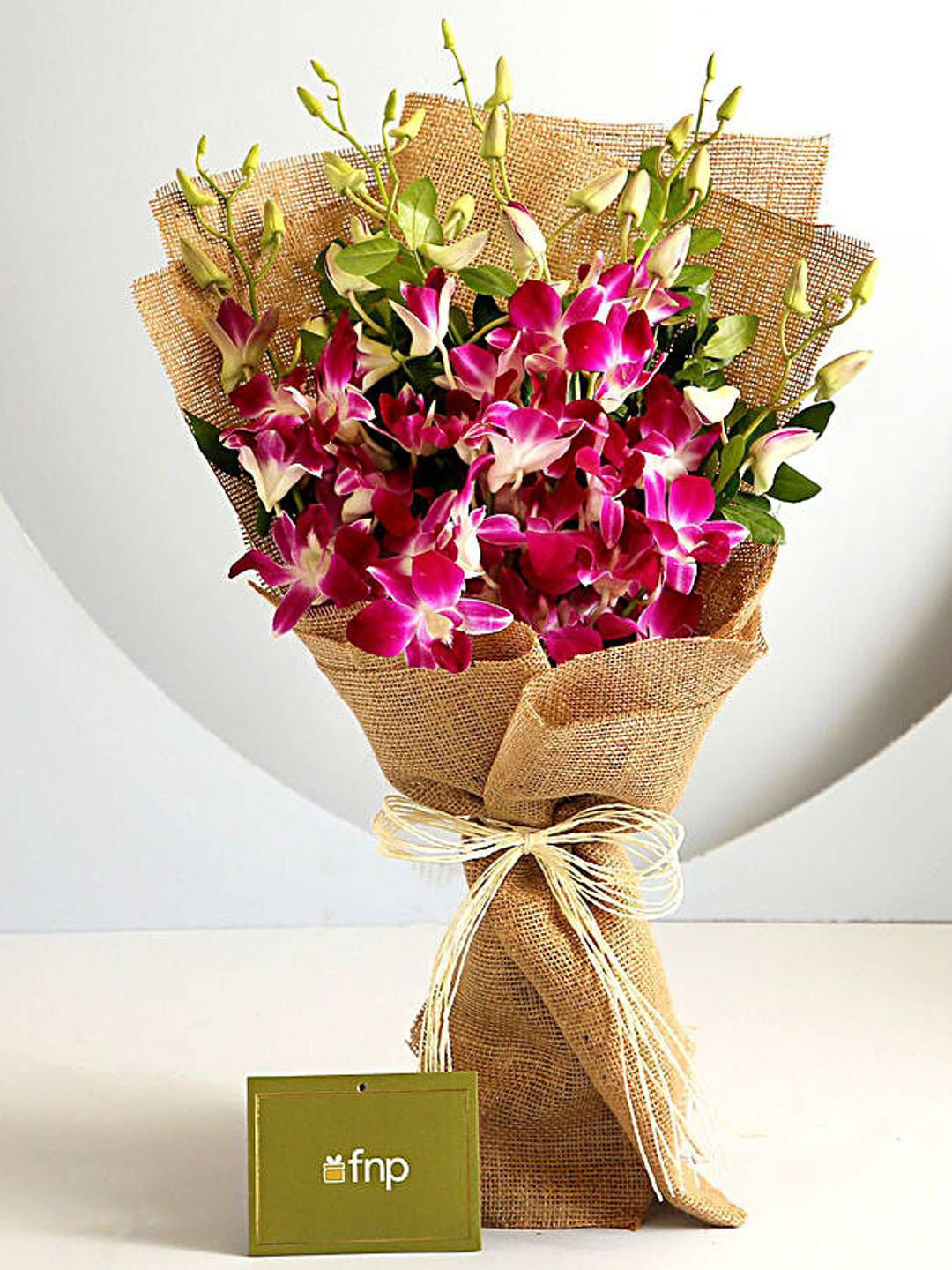 fnp Purple 6 Pieces Orchids Bouquet