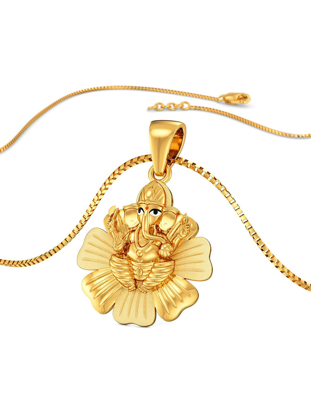 Joyalukkas Kids 22K Lord Ganesh Pendant Gold- 3.995g