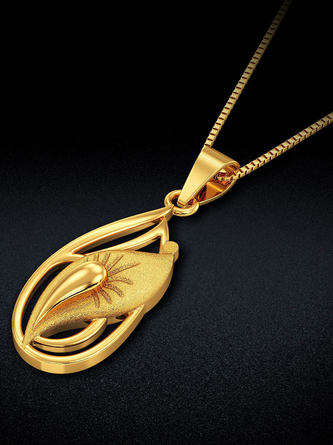 Joyalukkas 22KT Pendant Gold-3.505g