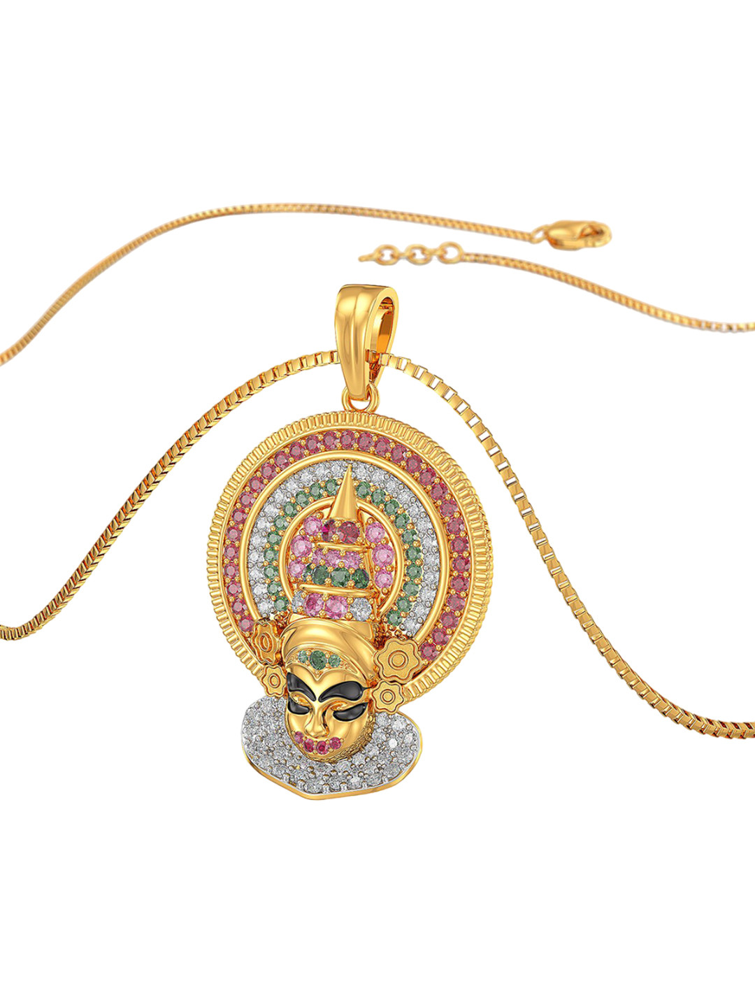 Joyalukkas 22KT Gem Stone Pendant Gold-5.596g