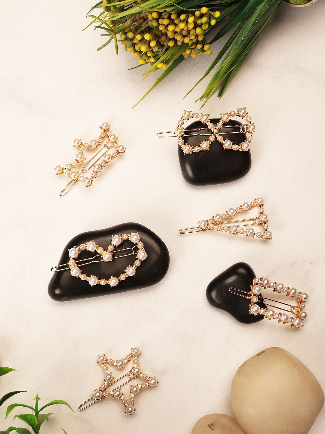 Bhana Fashion Women Set of 6 Bobby Pins