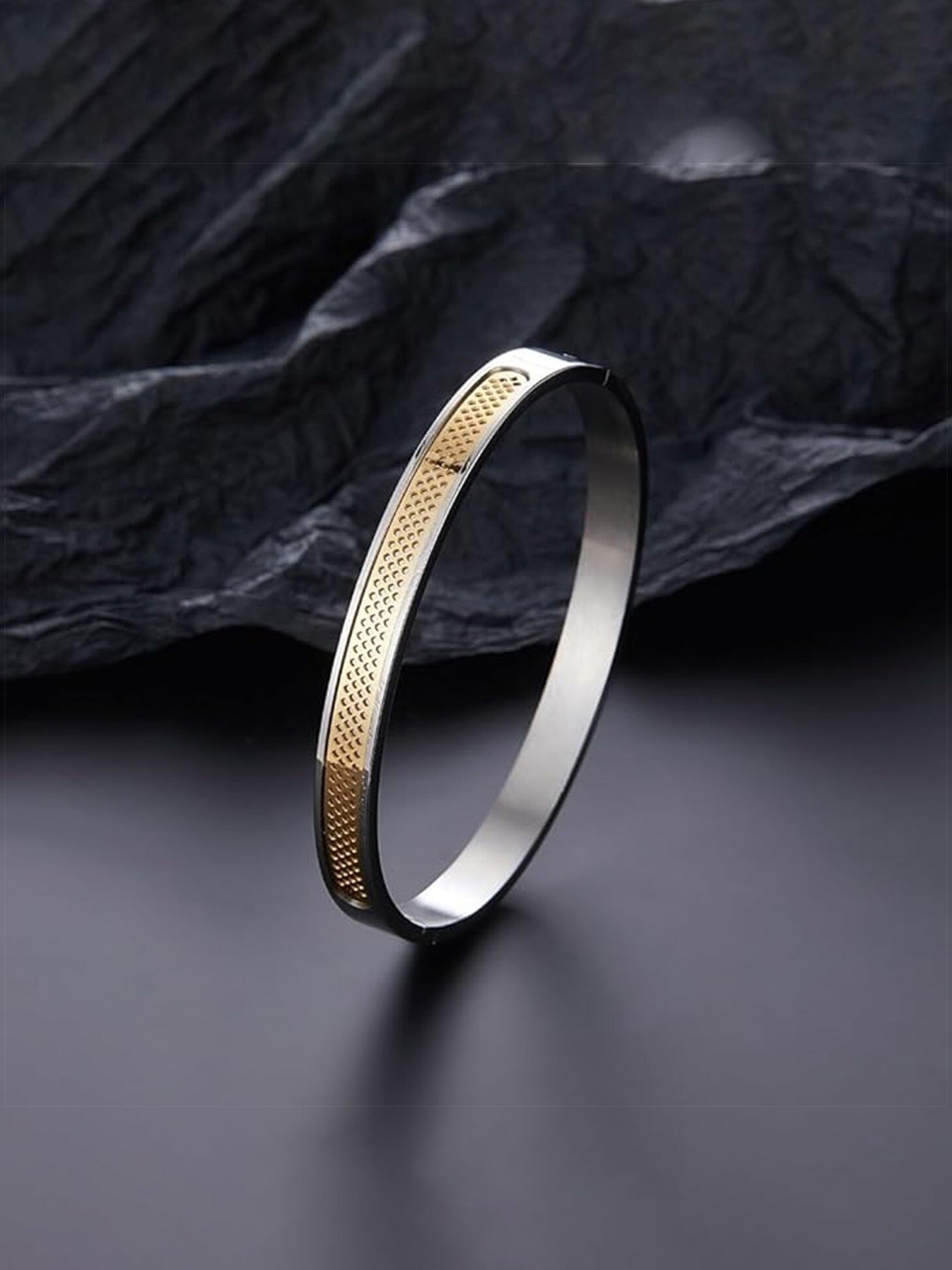 Silver kada for mens tanishq shop