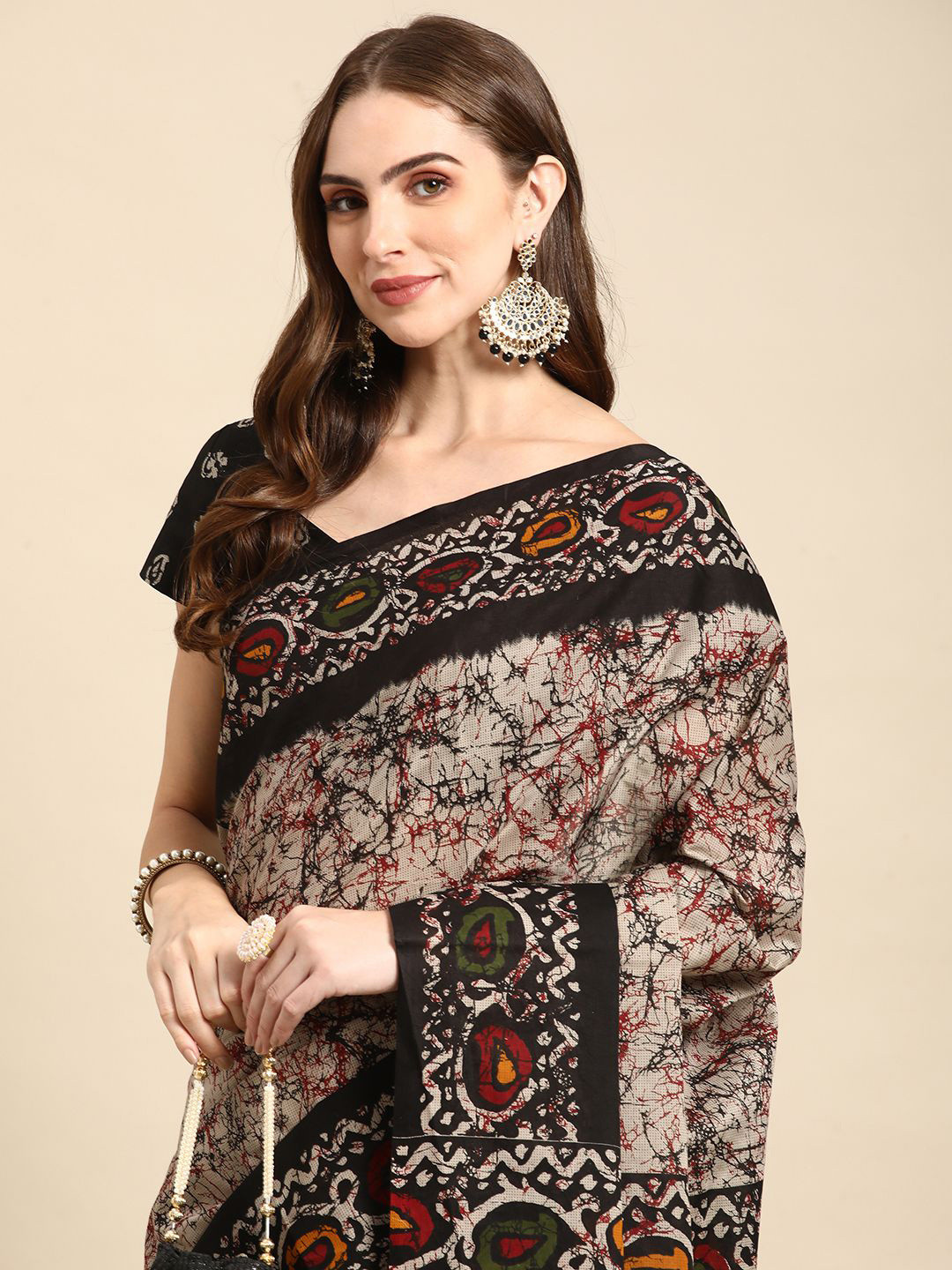 RATAN Paisley Pure Cotton Saree