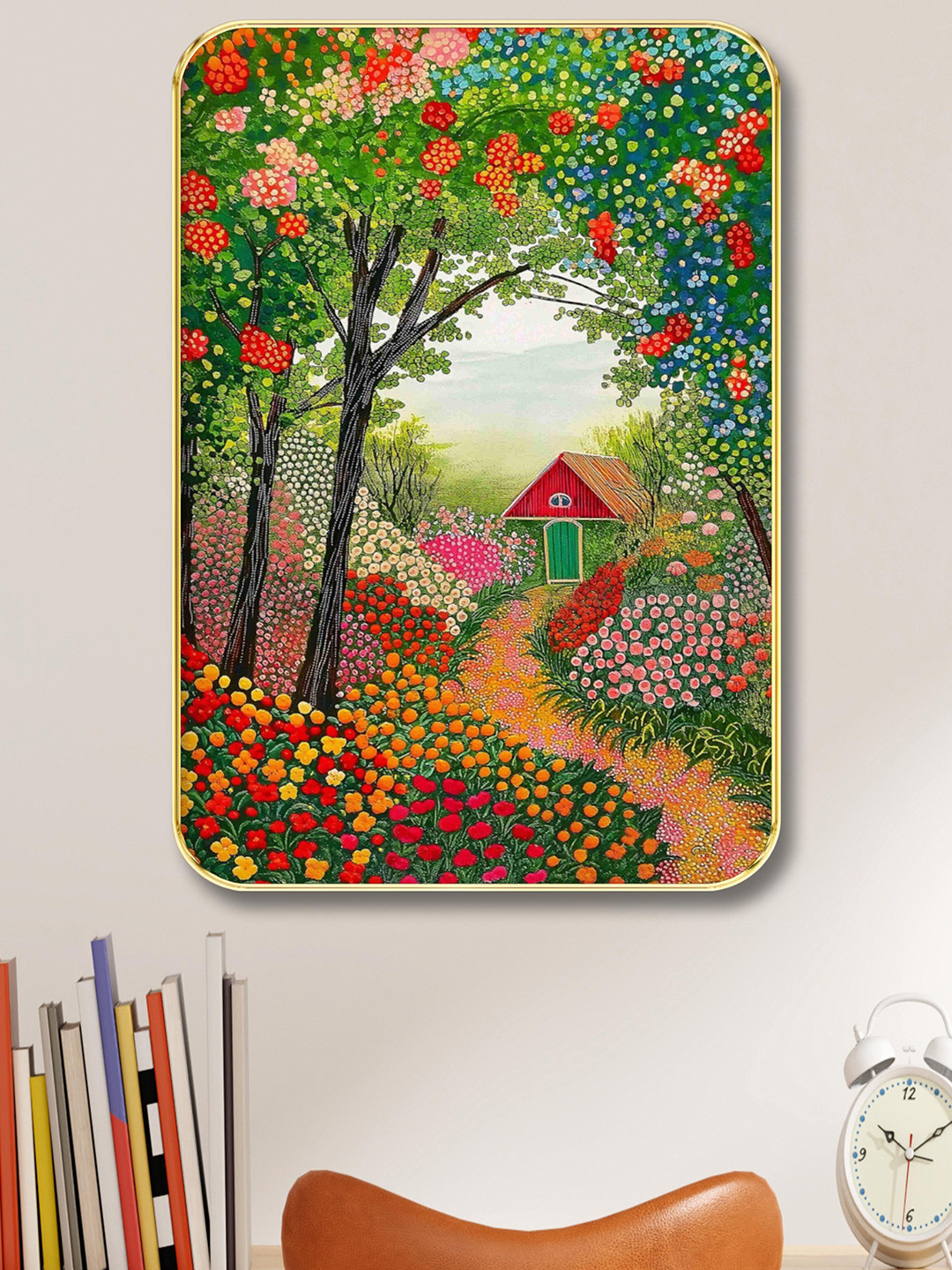 SAF Nature Art Natural Wood Wall Rectangle Paintings Wall Art -24 x 18In